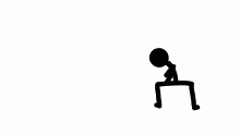 man stick fights air