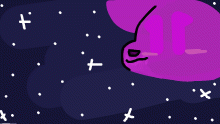 Galaxy and a planet doggo