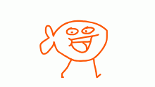the drawn fish