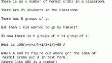 MATH EQUATION +PRIzE