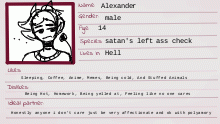 Dating sheet or something