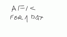 afk for 1 day