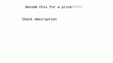 Decode this for a prize.