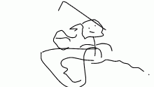 man ggoin on wake