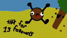 yhanks for 13 followers