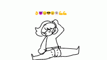 yall didnt know i can do the splits
