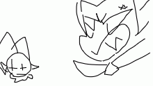 dimentio is done with jevil's shit