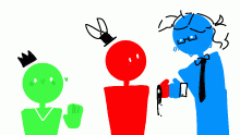 We're the Power Puff Girls now.