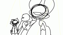 “He’s only helping us!”