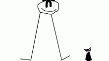 short haha drumcat get tall