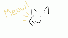 cat says meow