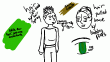 doodels of green