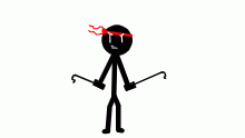 ninja with hook swords lmao