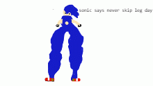 sonic says never skip leg day