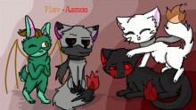 Art trade with Flare-aamon