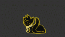 Illuminae (an OC) as a kitty loaf