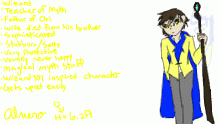 Alvaro character sheet