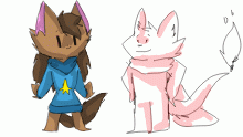 drawing in Buffeddoggo!!s art style