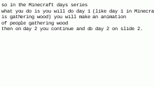 day 1 (quick day)