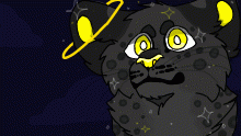 Golden Black Leopard