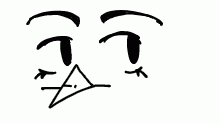 my face when