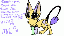 Meli character sheet