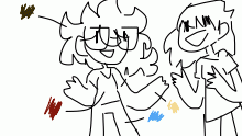Coloring sheet of my oc of me