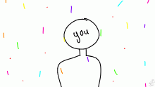 Confetti! (Put your character here)