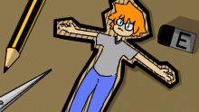 i have become cutout paper