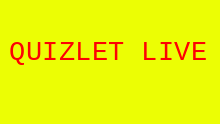 PLAY QUIZLET LIVE