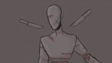 and it's okay. (tw: knifes, cuts)
