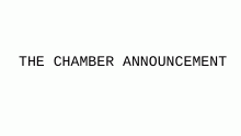 ANNOUNCEMENT