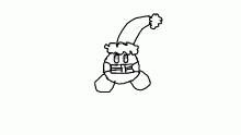 Kirby giving you a present