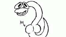 An anaconda with some buns