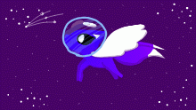 Fade fox in space