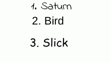 Pick one and ill draw them!