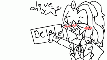 Monika deletes eveyone