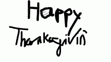 happy thanksgiving