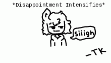 I am disapointed in le self