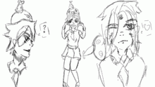 sketch of my character
