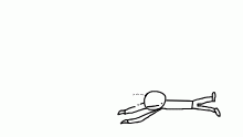 When a person's low effort doodles