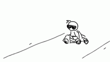 he do be zoomin
