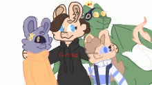 Quick sketch of my main OC's