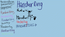 my crappy handwriting