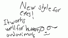 New style for eyes