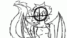 sketch of dragon gorl (will finish)