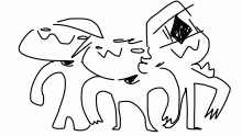 the three mouse cat tears
