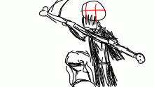 "target"