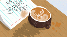a coffee break