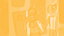 Orange doors